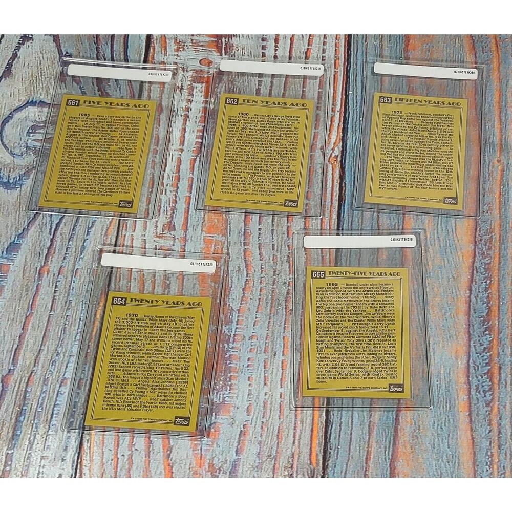 Vintage Topps‎ Baseball Trading Cards Collection - Picture 11 of 12